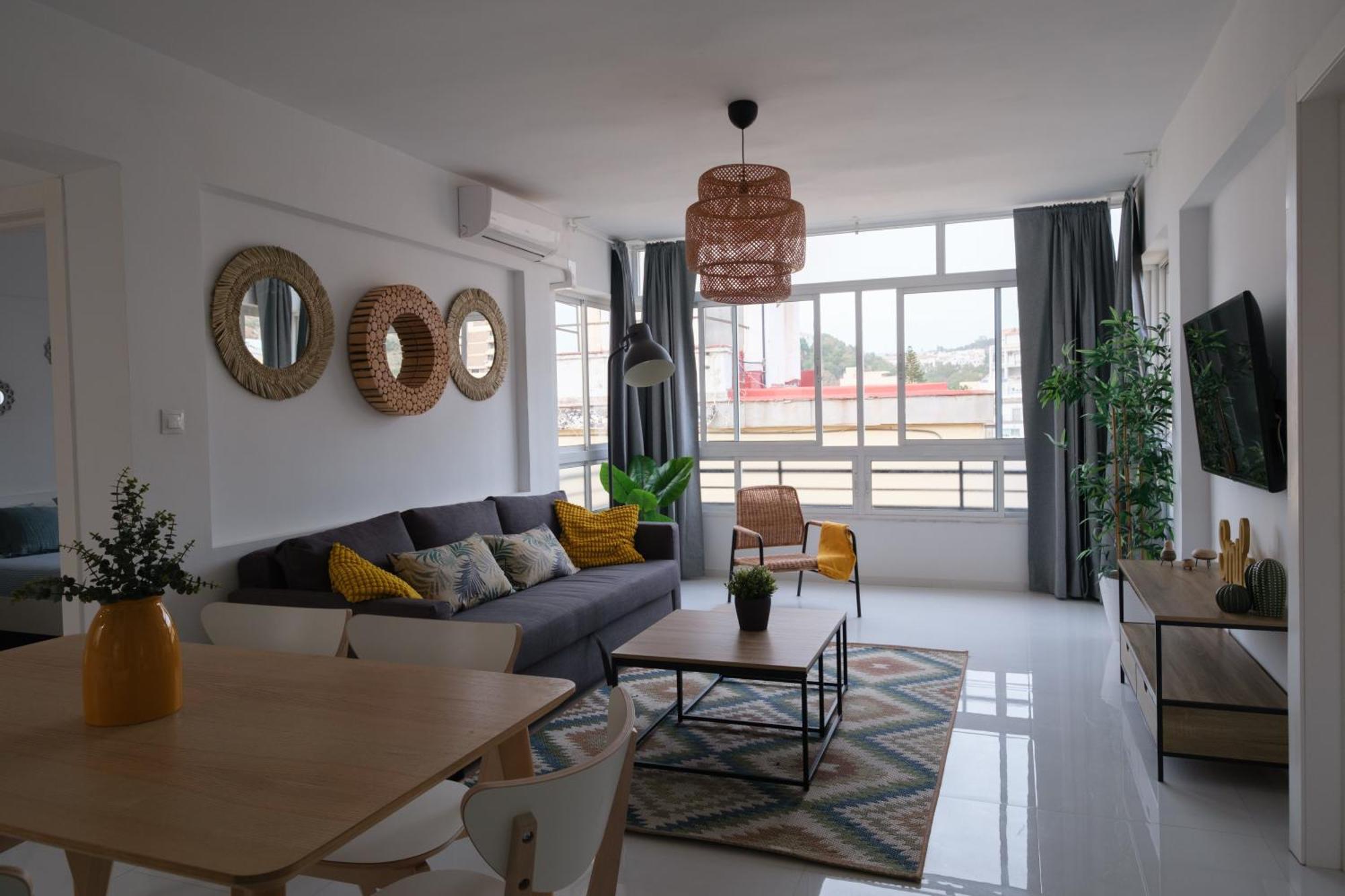Wonderful Central Apartment Panoramics Views Wifi Малага Экстерьер фото